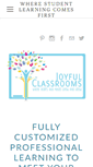 Mobile Screenshot of joyfulclassrooms.com